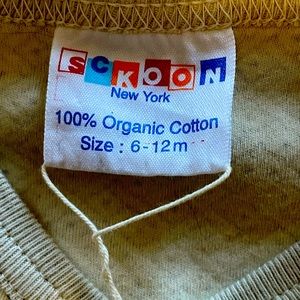 100% certified organic cotton, picked by hand, spun without chemicals.